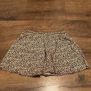 Leopard print shorts